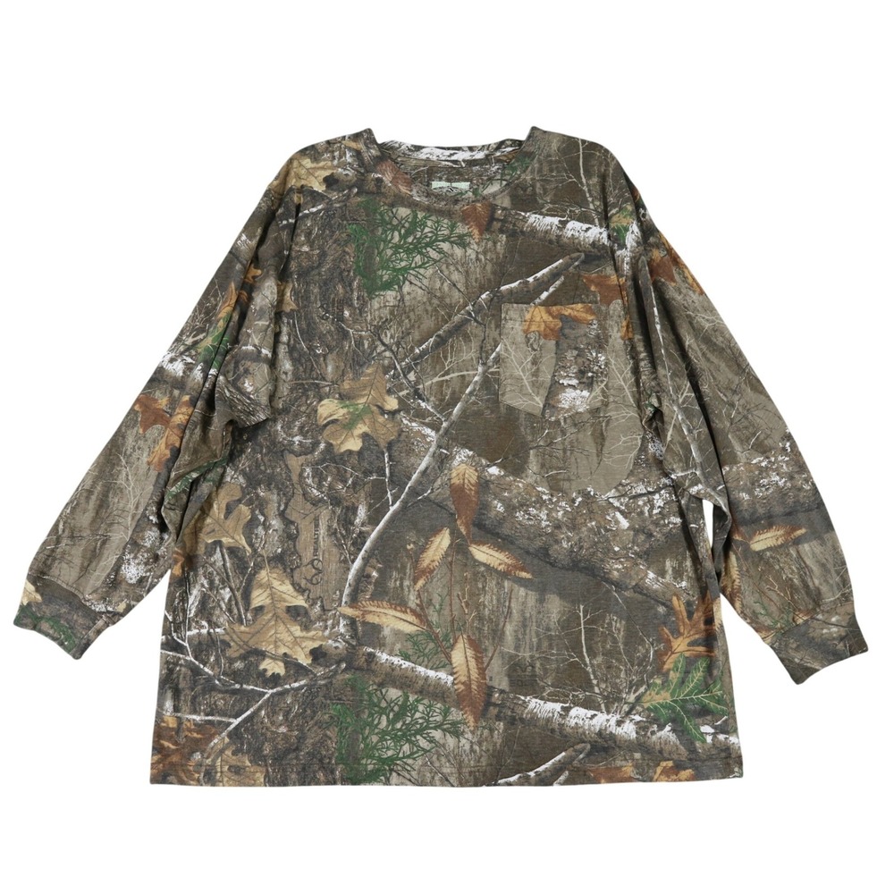 Rustic Ridge Realtree Camo Long Sleeve Pocket Mens 3XL‎ Hunting Fishing Outdoor